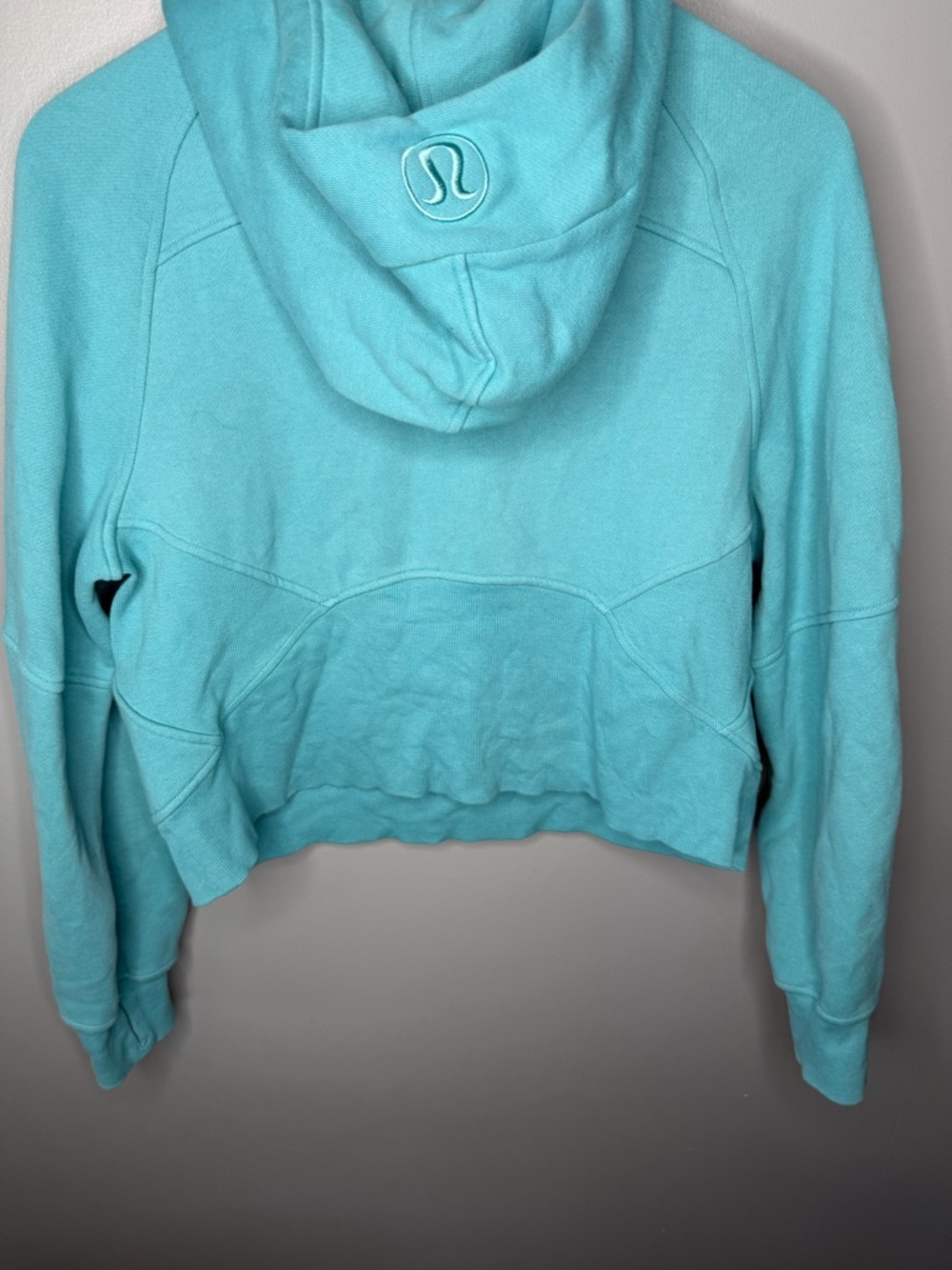 Lululemon Scuba Oversized Half-Zip Hoodie Tidal Teal - Picture 8 of 9